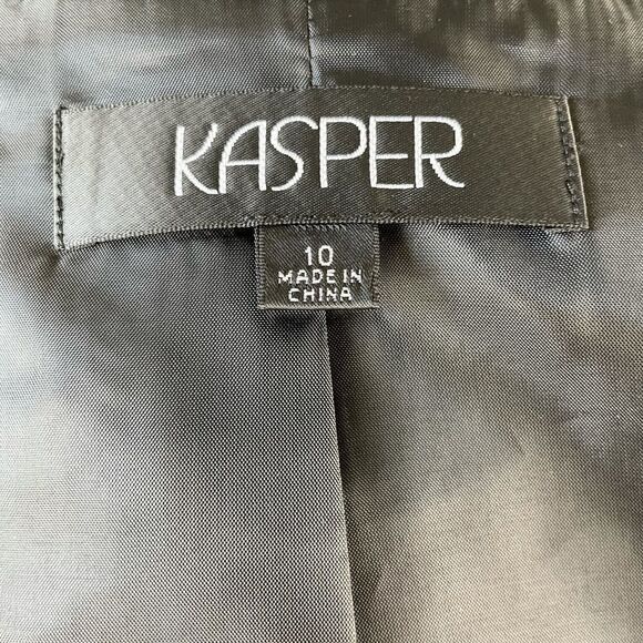 NWT Kasper 3 Piece Black Suit Size 10 - Picture 13 of 15